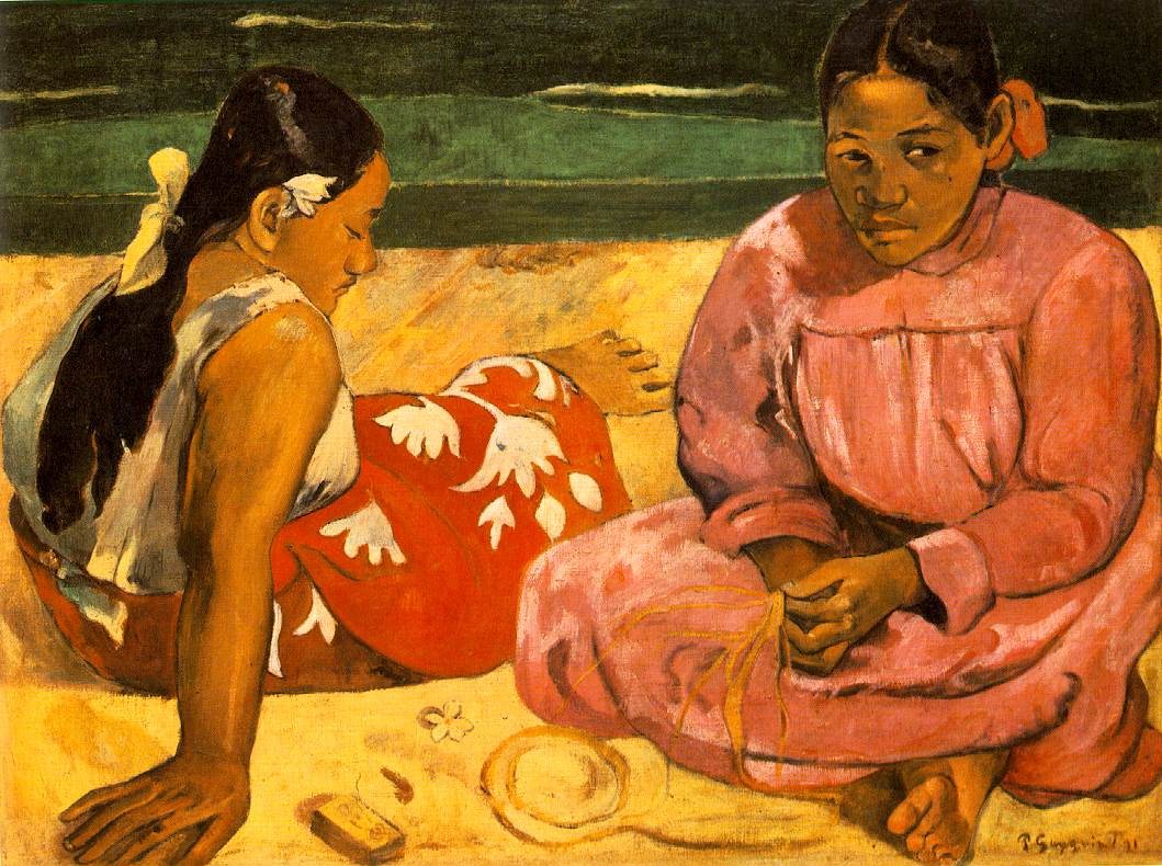 Paul Gauguin Tahitian Women On the Beach